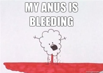 ass bleedin is Ass bleedin is